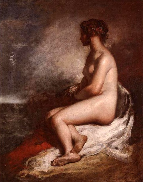 Study Of A Seated Nude