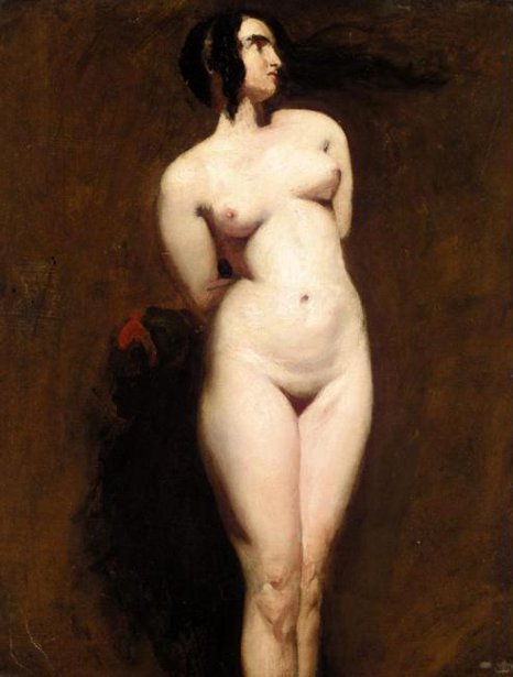 Study Of A Standing Female Nude