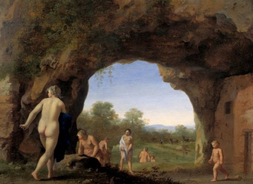Landscape With Nymphs Near A Grotto